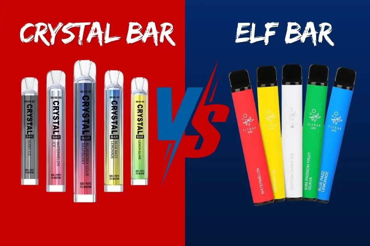 Crystal Bar vs. Elf Bar: Der Top 5 Showdown zweier Marken