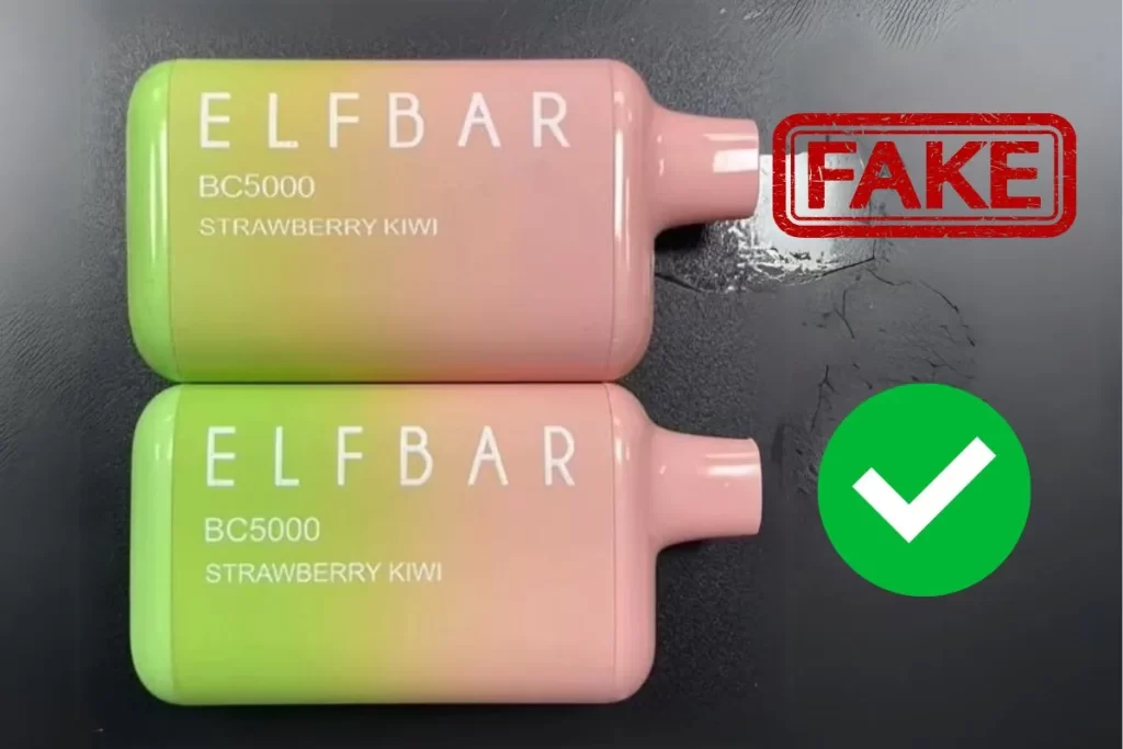 Real vs Fake Elfbar