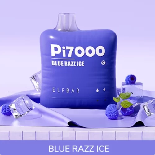 Blue Razz Ice Elf Bar Pi7000