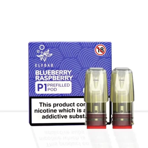 Blueberry Raspberry Elf Bar Mate 500 P1 Pods