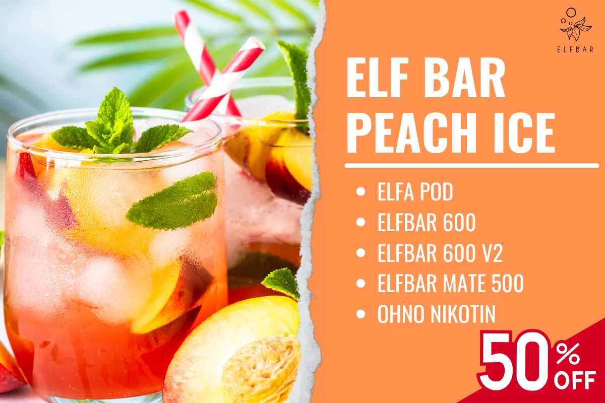 ELF BAR Peach Ice