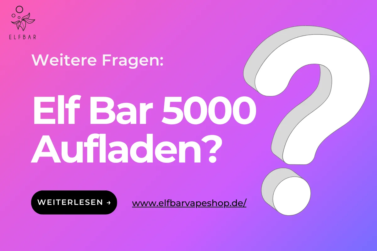 Elf Bar 5000 aufladen