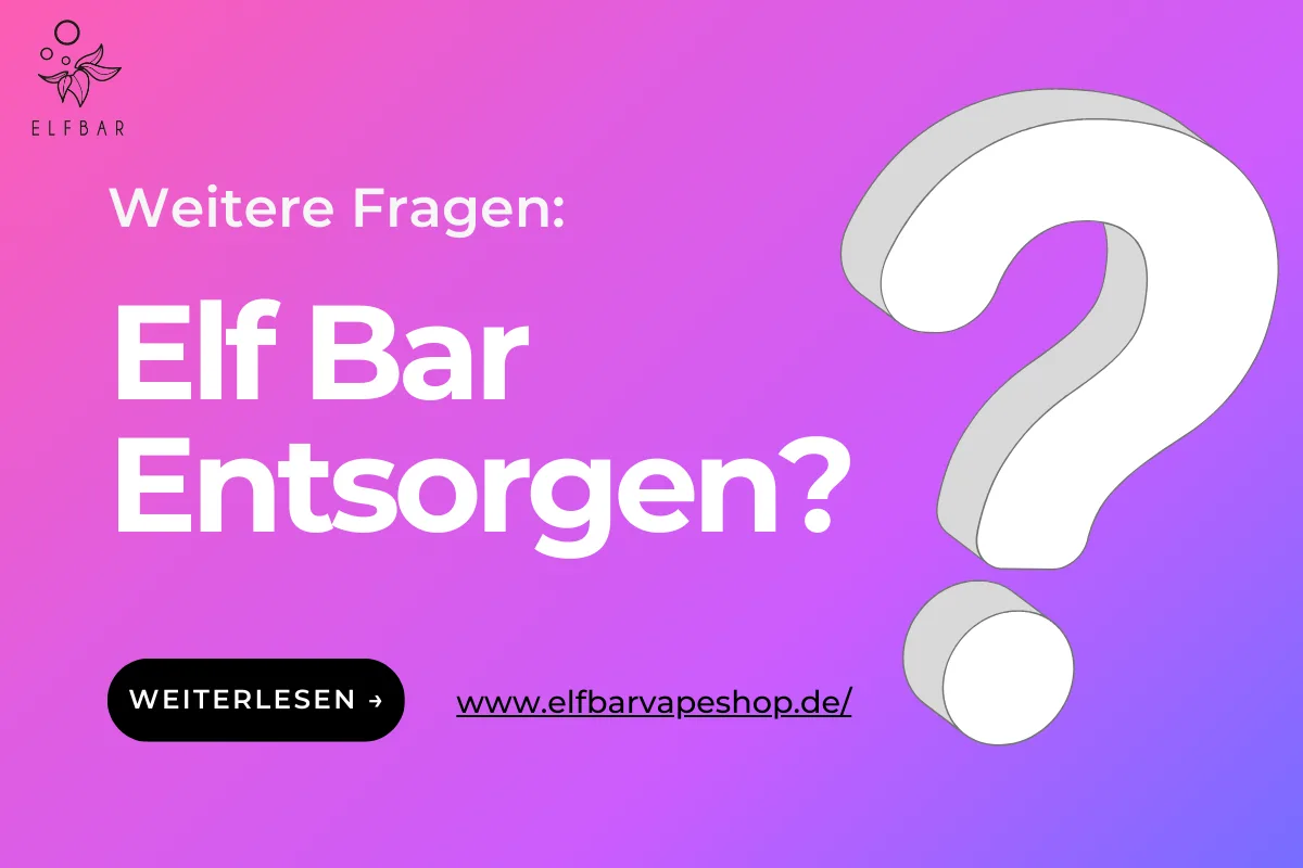 Elf Bar Entsorgen