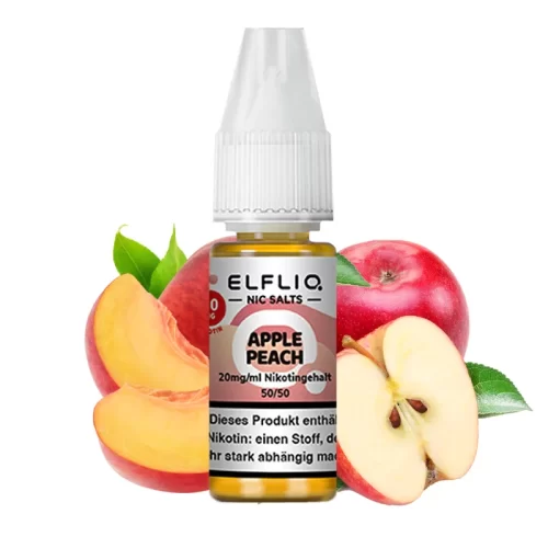 Apple Peach ELFBAR Elfliq 10ml Nikotinsalz Liquid 20mg