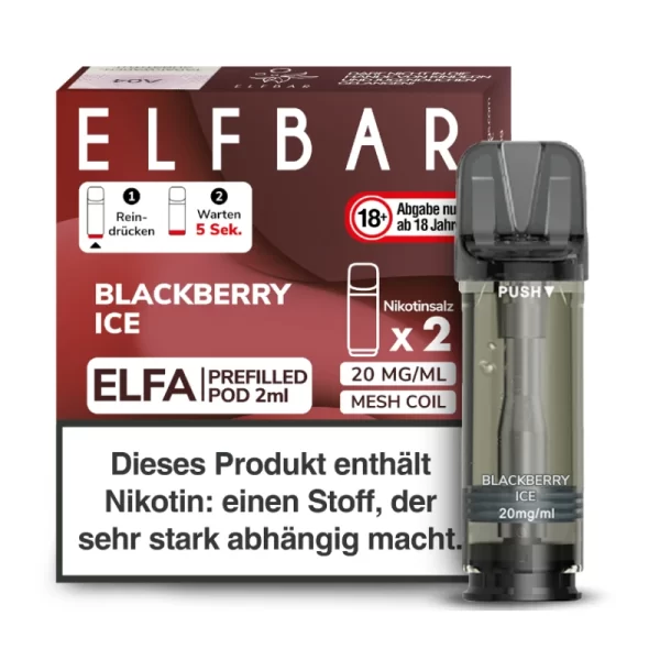 blackberry ice ELFBAR ELFA Pods