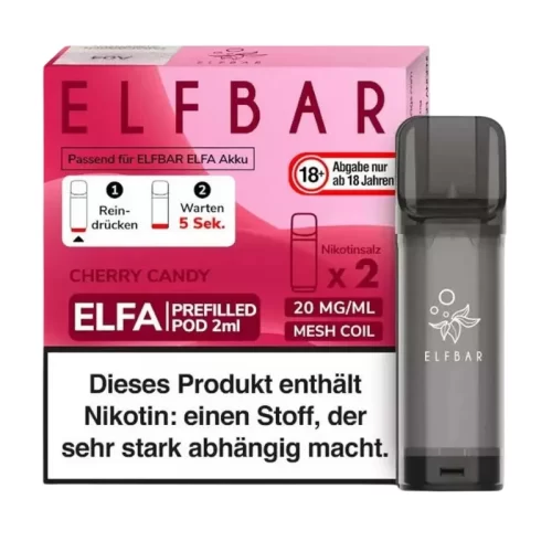 cherry candy ELFBAR ELFA Pods