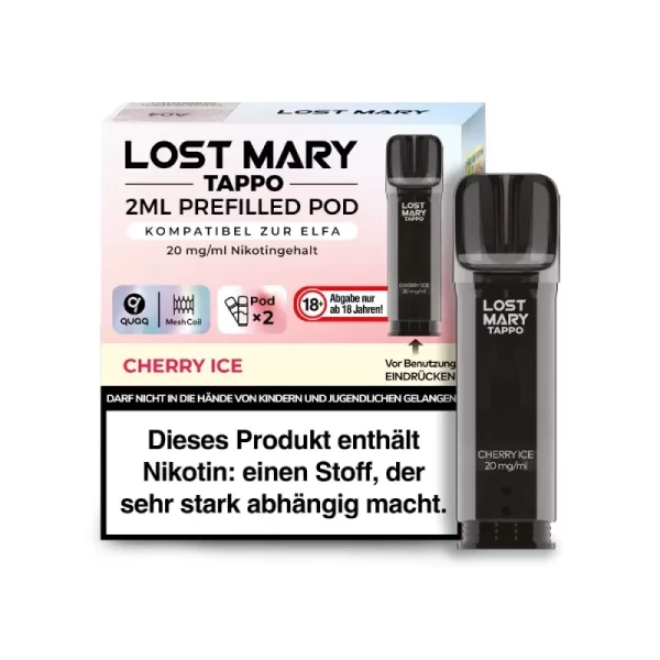 cherry ice Lost Mary Tappo Pods