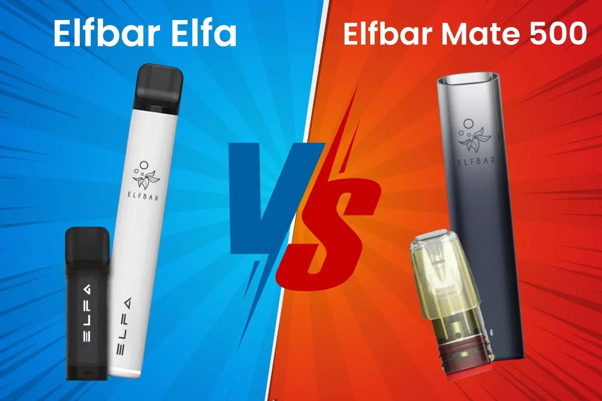 Elf Bar Mate 500 vs Elfa: Sieben Vergleiche zum Sieger!