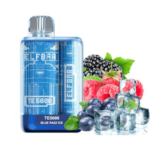 elf bar te5000 blue razz lemonade