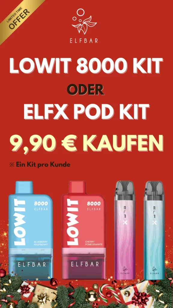 ELFBAR Lowit Kit & ELFX Kit Christmas Sale