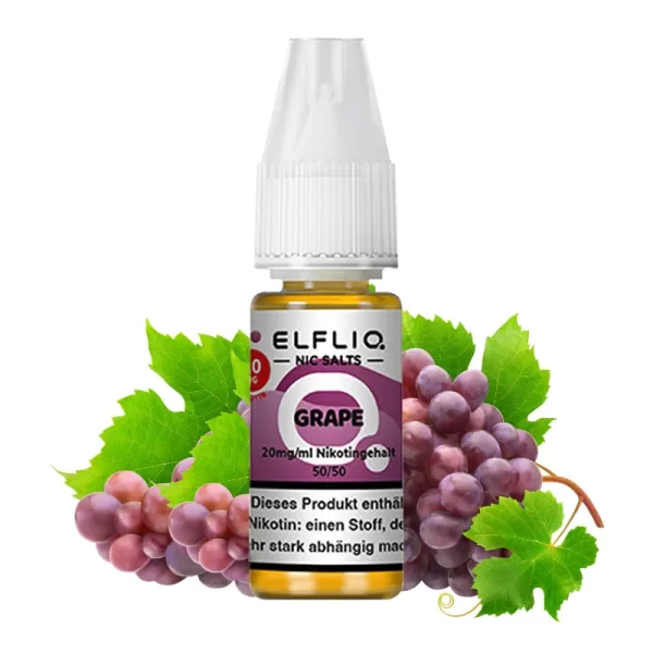 Grape ELFBAR ELFLIQ 10ml Nikotinsalz Liquid 20mg