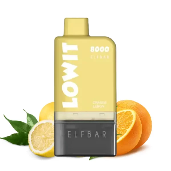 orange lemon ELFBAR LOWIT 8000 Starter Kit