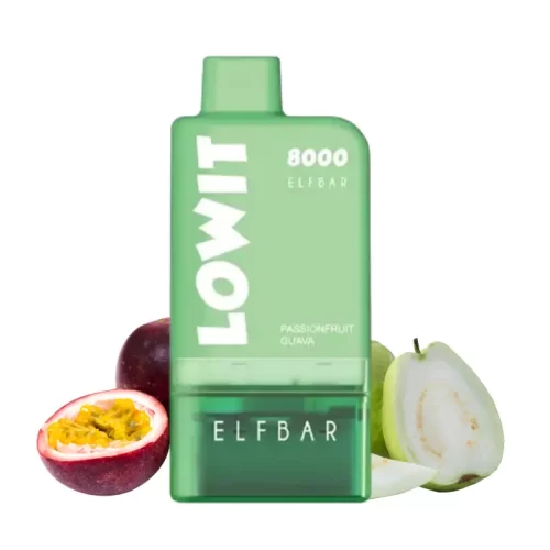 passionfruit guava ELFBAR LOWIT 8000 Starter Kit