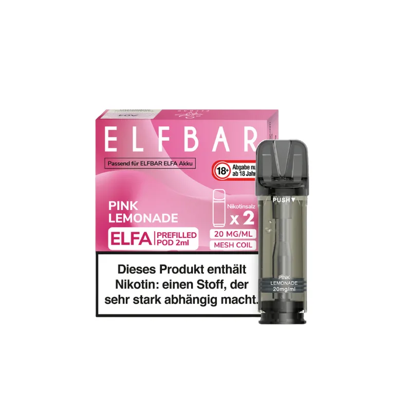 pink lemonade ELF BAR ELFA Pods