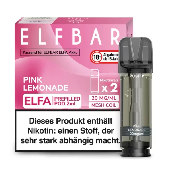 pink lemonade ELFBAR ELFA Pods