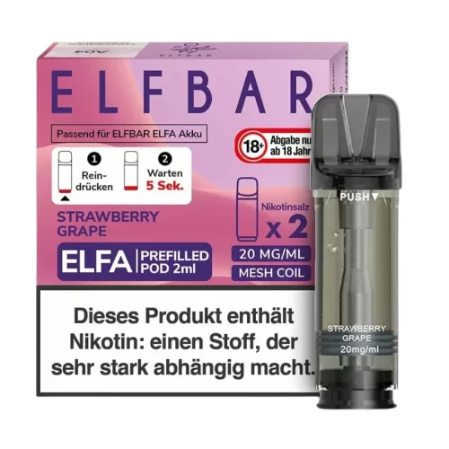 strawberry grape ELFBAR ELFA Pods