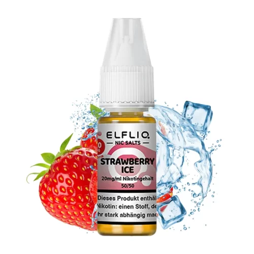 Strawberry Ice ELFBAR Elfliq 10ml Nikotinsalz Liquid 20mg