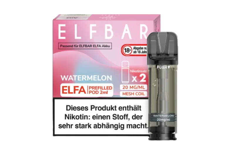 watermelon Elf Bar Elfa Pod flavour