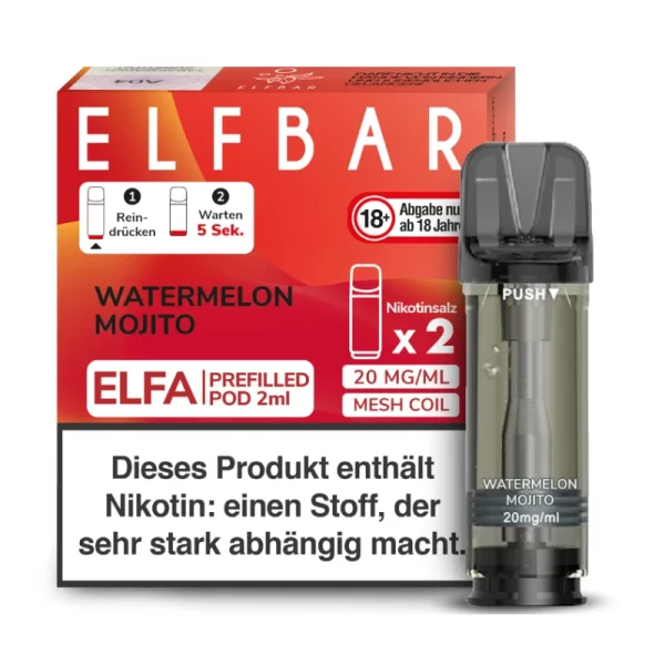 watermelon mojito ELFBAR ELFA Pods